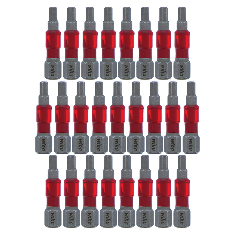 MaxxTor Impact Bit Hex 1/8" - 29mm - 25 Pack
