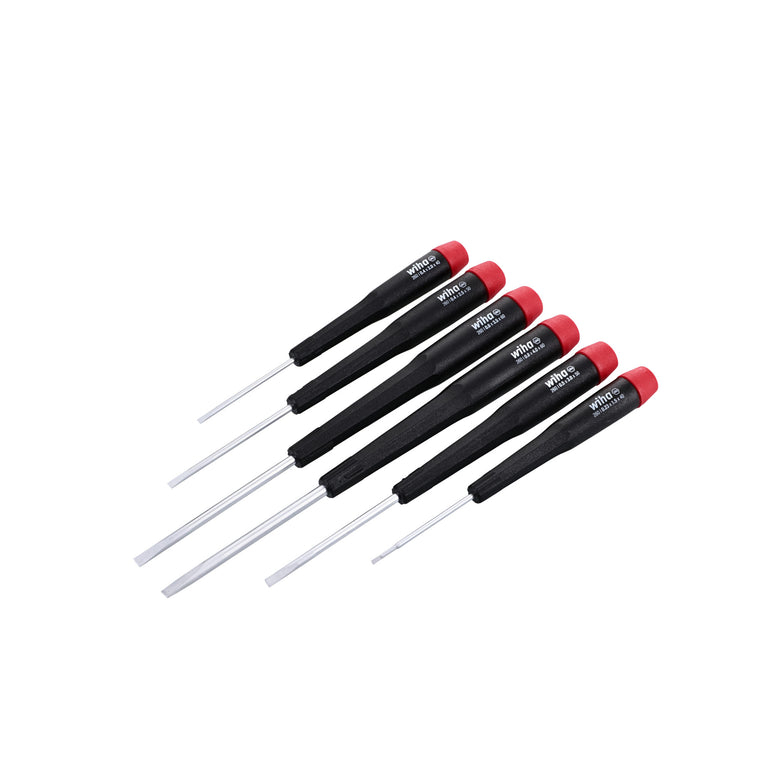 6 Piece Precision Slotted Screwdriver Set