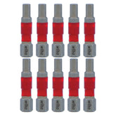 Wiha 76532 MaxxTor Impact Insert Bit Hex 5/32" x 29mm - 10 Pack