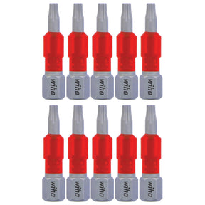Wiha 76510 MaxxTor Impact Insert Bit Torx T10 - 29mm - 10 Pack