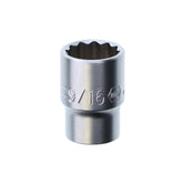 Wiha 33715 12 Point - 3/8 Inch Drive Socket - 9/16"