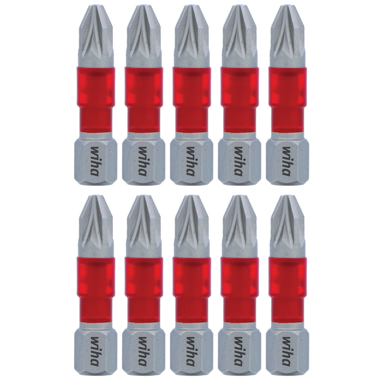 MaxxTor Impact Bit Pozidriv #2 x 29mm - 10 Pack