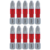 Wiha 76507 MaxxTor Impact Bit Pozidriv #2 x 29mm - 10 Pack
