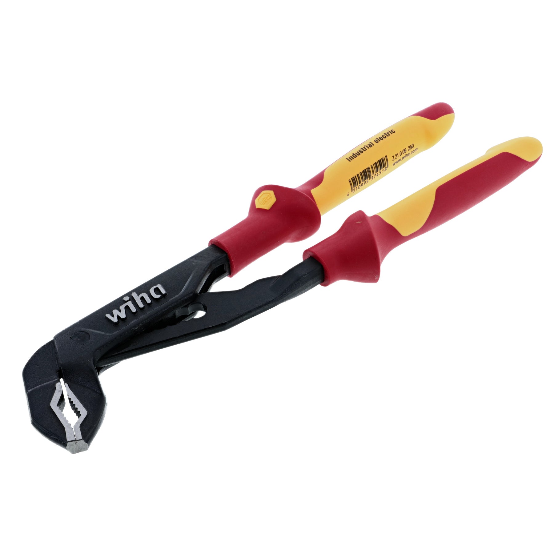 Insulated Industrial V-Jaw Tongue and Groove Pliers 10.0"