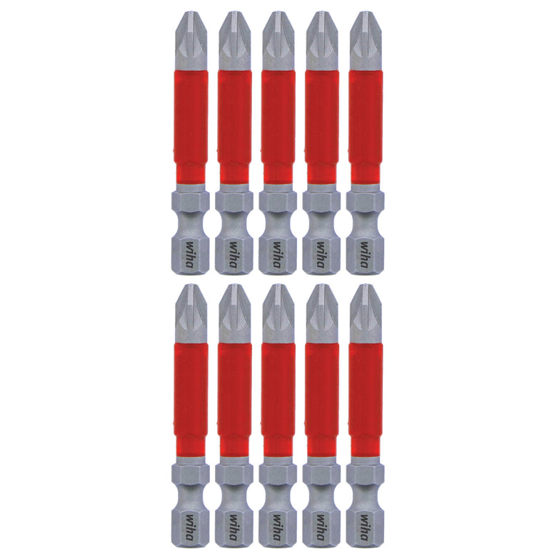 MaxxTor Impact Bit Pozidriv #2 x 49mm - 10 Pack