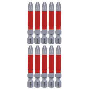 MaxxTor Impact Bit Pozidriv #2 x 49mm - 10 Pack